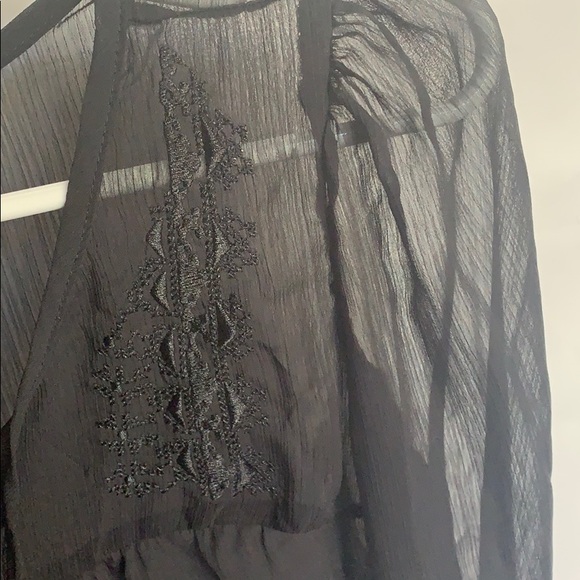 Mossimo Sheer black top - Picture 6 of 6
